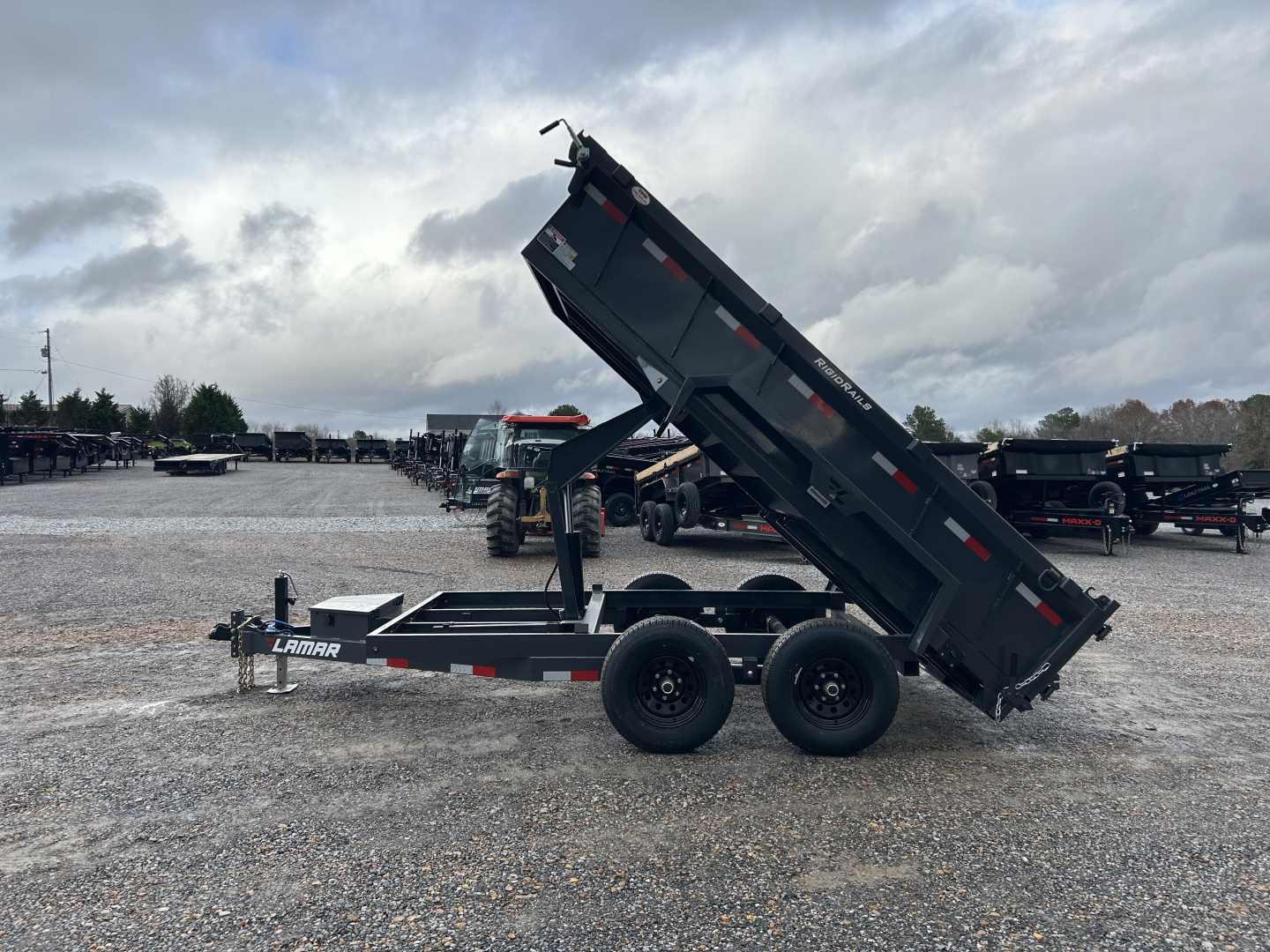 New 2026 Lamar Dump Trailer | 77" x 12' | 10K GVWR