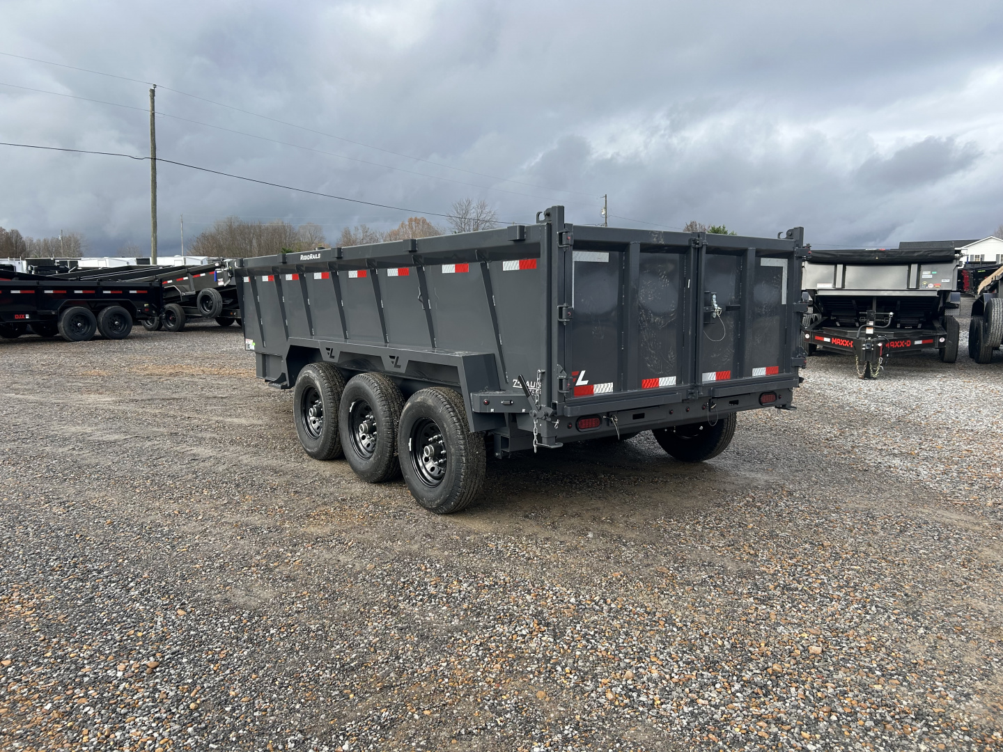 New 2026 Lamar Dump Trailer | 83" x 16' | 21K GVWR