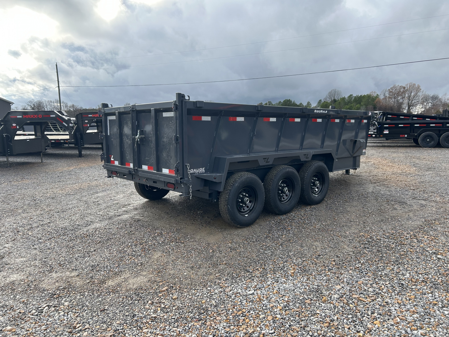 New 2026 Lamar Dump Trailer | 83" x 16' | 21K GVWR