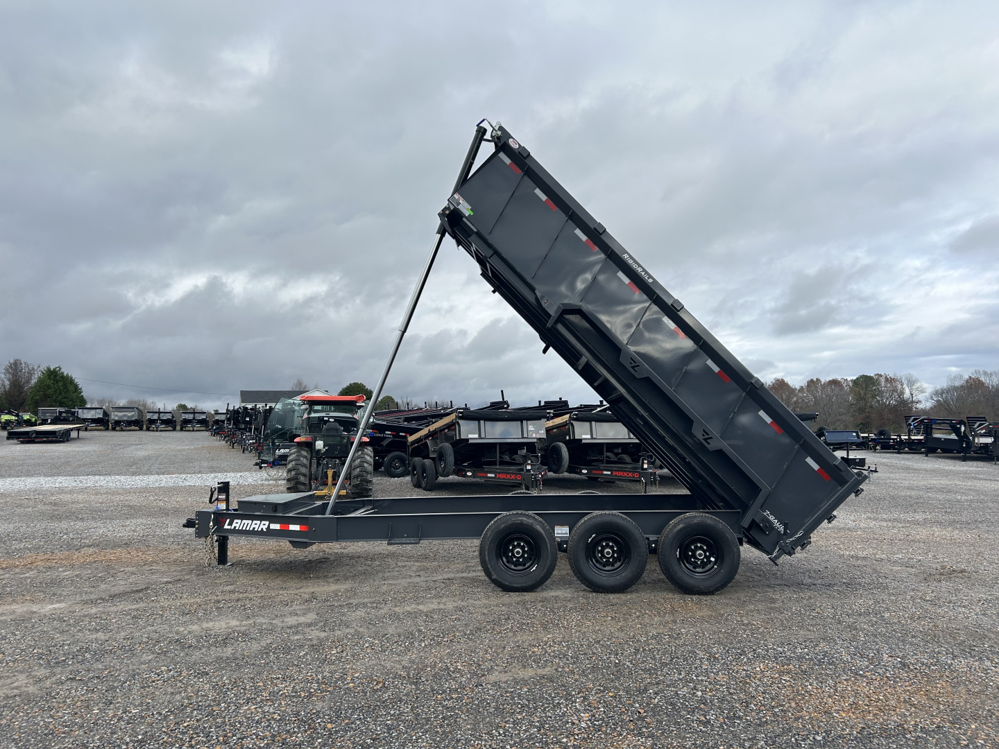 New 2026 Lamar Dump Trailer | 83" x 16' | 21K GVWR
