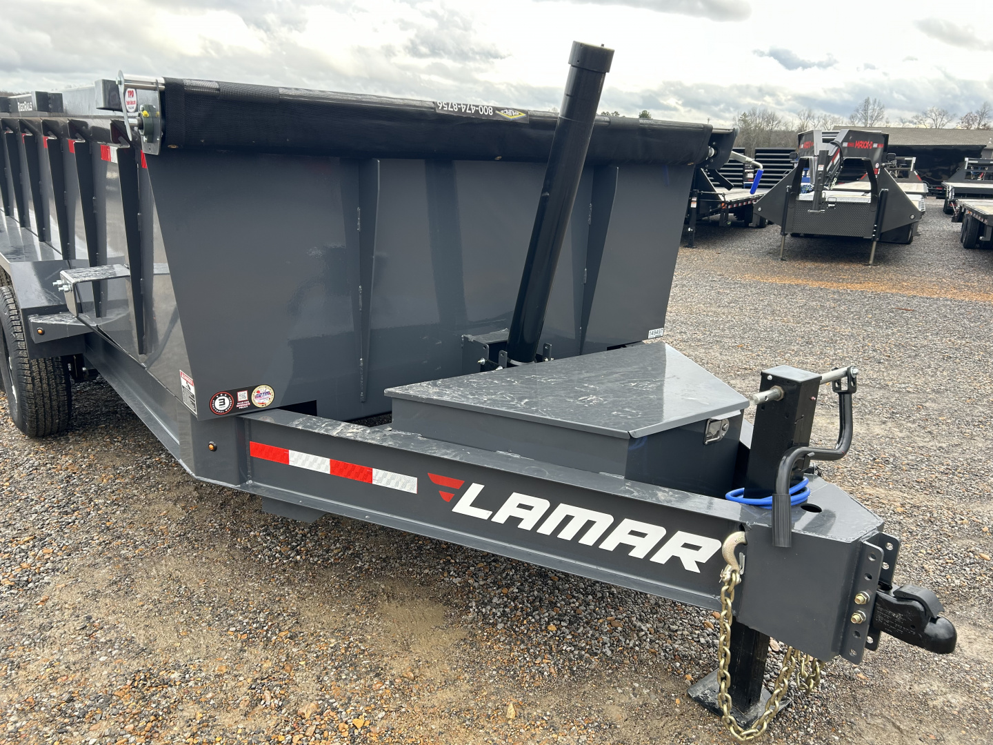 New 2026 Lamar Dump Trailer | 83" x 16' | 21K GVWR