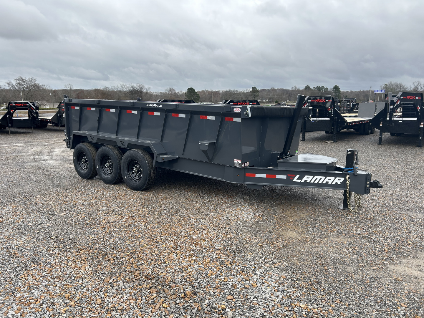 New 2026 Lamar Dump Trailer | 83" x 16' | 21K GVWR