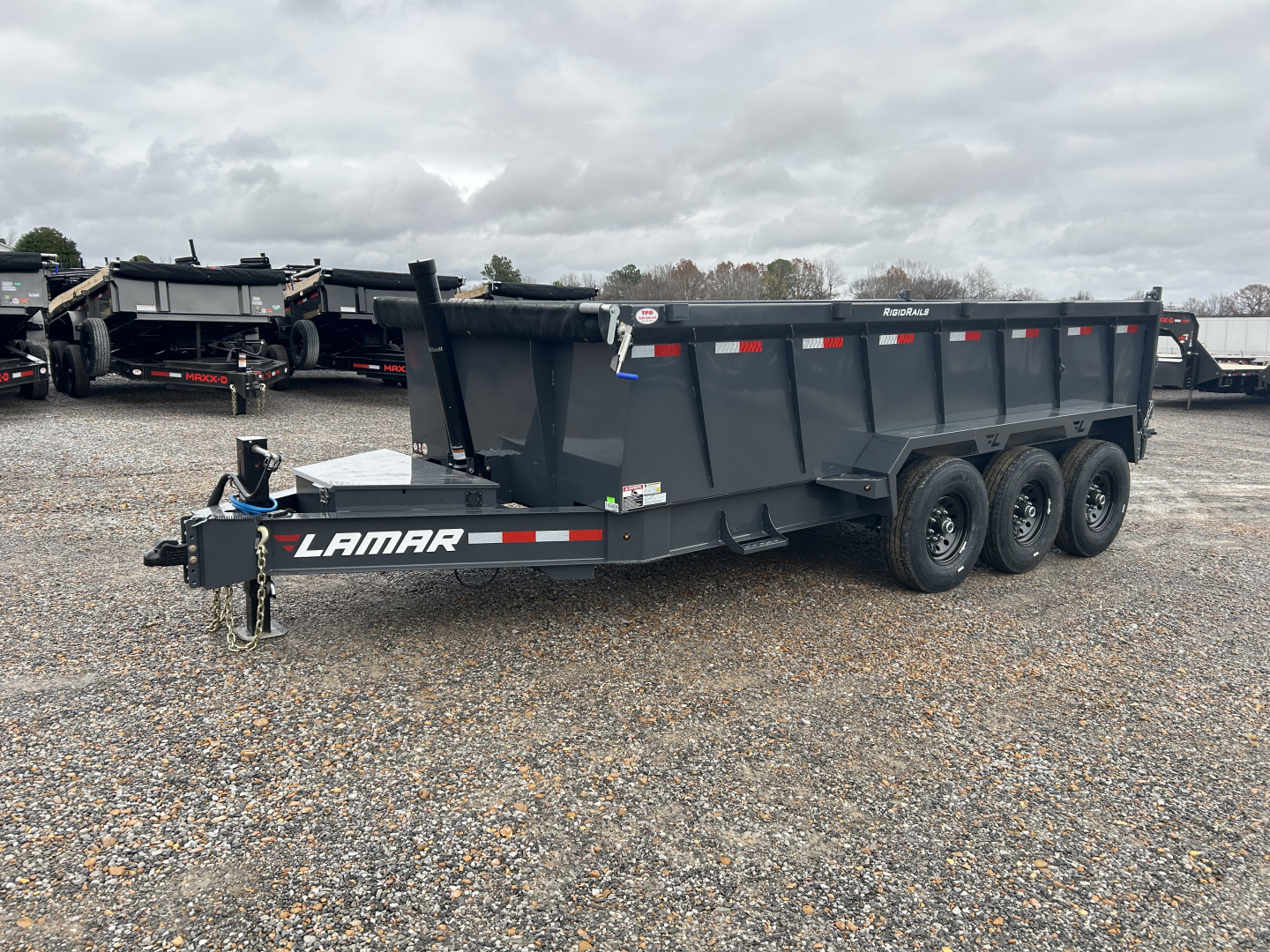 New 2026 Lamar Dump Trailer | 83" x 16' | 21K GVWR