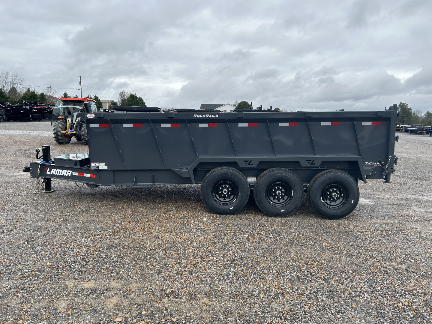 New 2026 Lamar Dump Trailer | 83" x 16' | 21K GVWR