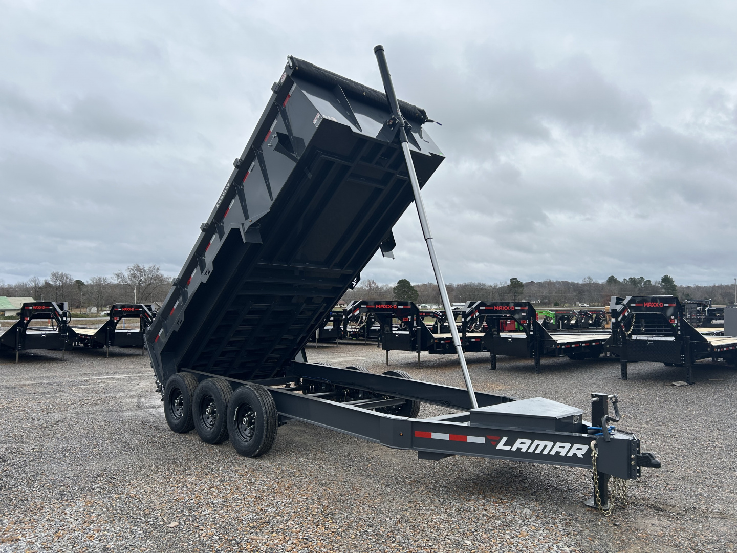 New 2026 Lamar Dump Trailer | 83" x 16' | 21K GVWR