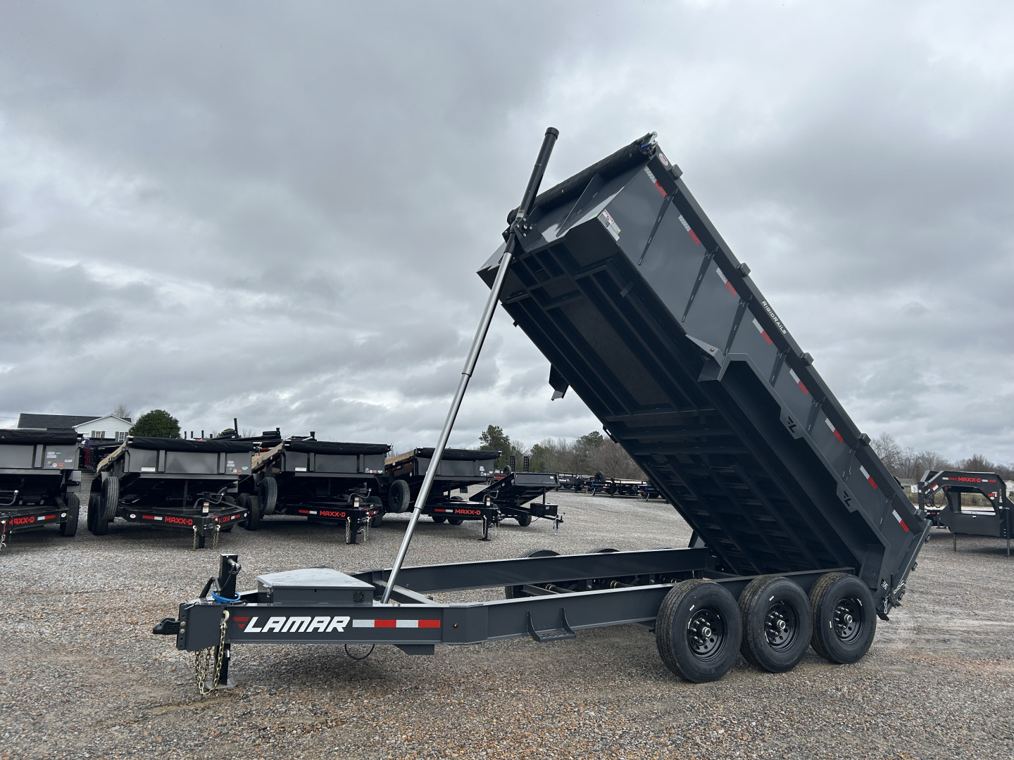 New 2026 Lamar Dump Trailer | 83" x 16' | 21K GVWR