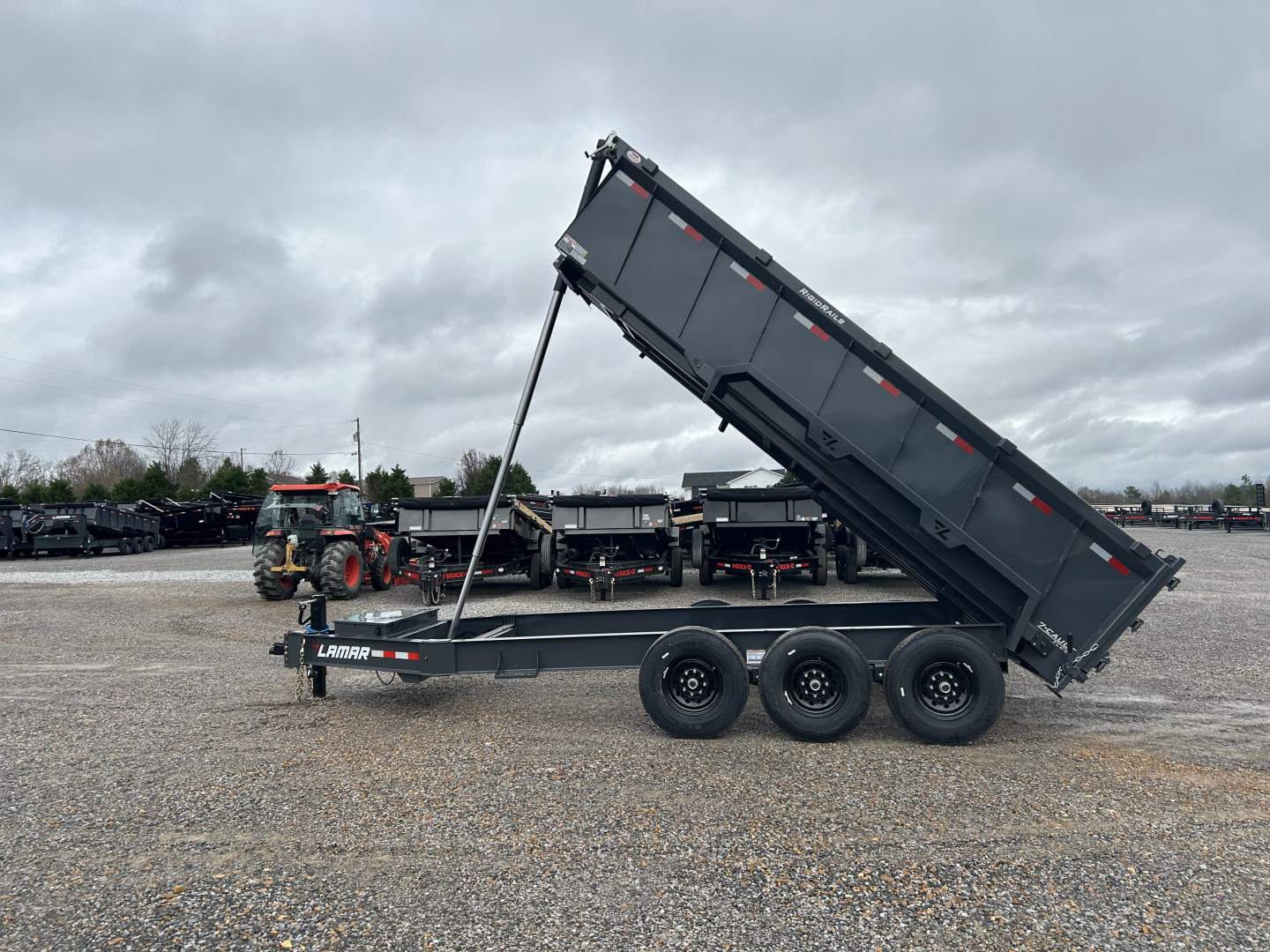 New 2026 Lamar Dump Trailer | 83" x 16' | 21K GVWR