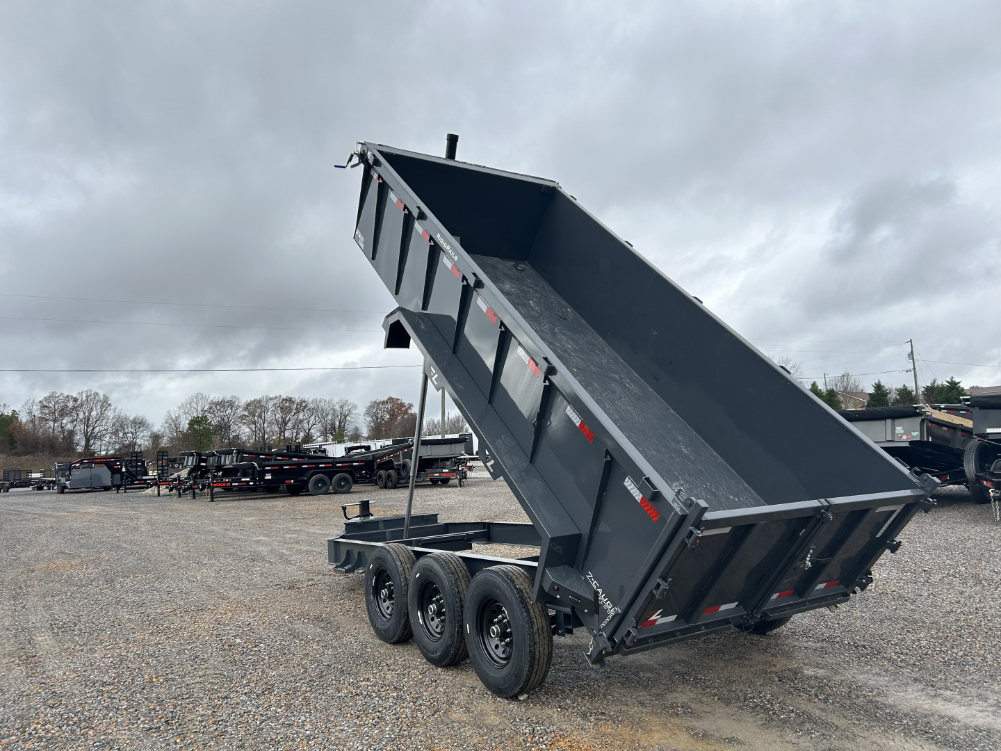 New 2026 Lamar Dump Trailer | 83" x 16' | 21K GVWR