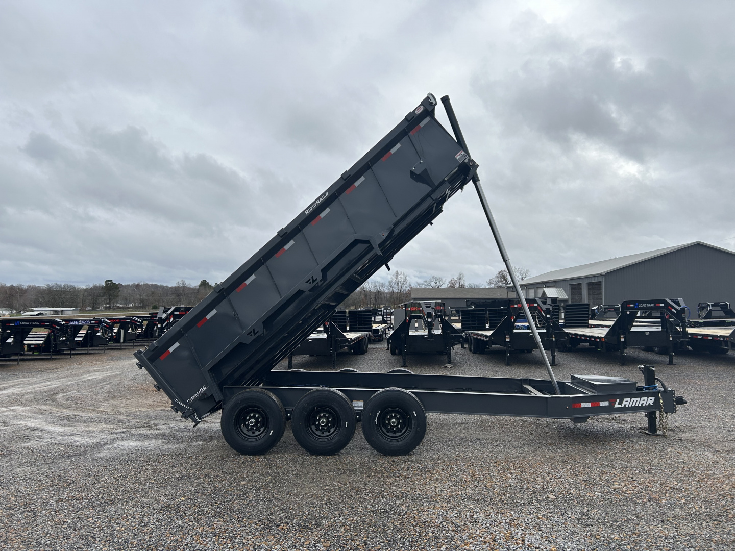 New 2026 Lamar Dump Trailer | 83" x 16' | 21K GVWR