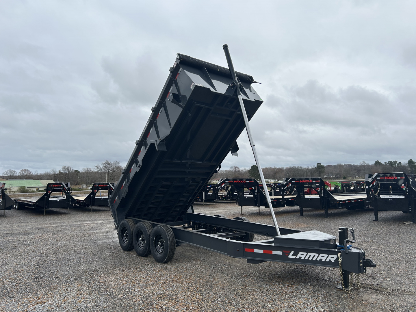 New 2026 Lamar Dump Trailer | 83" x 16' | 21K GVWR