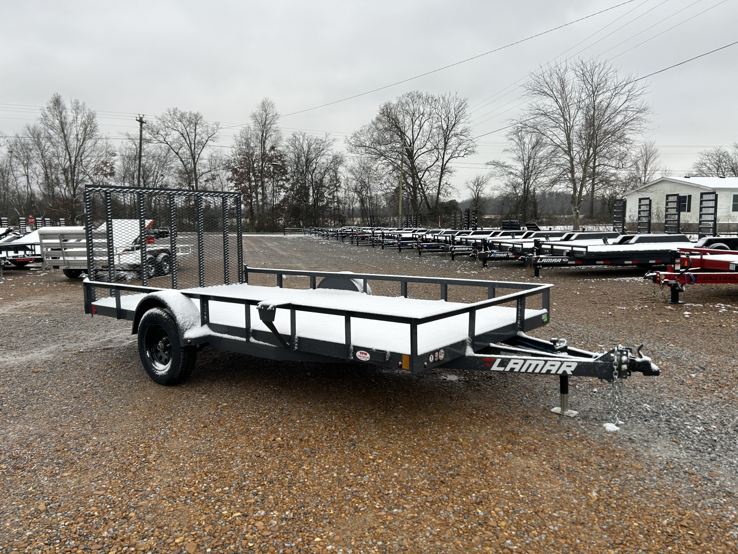 New 2026 Lamar 83"X14' 3K Utility Trailer