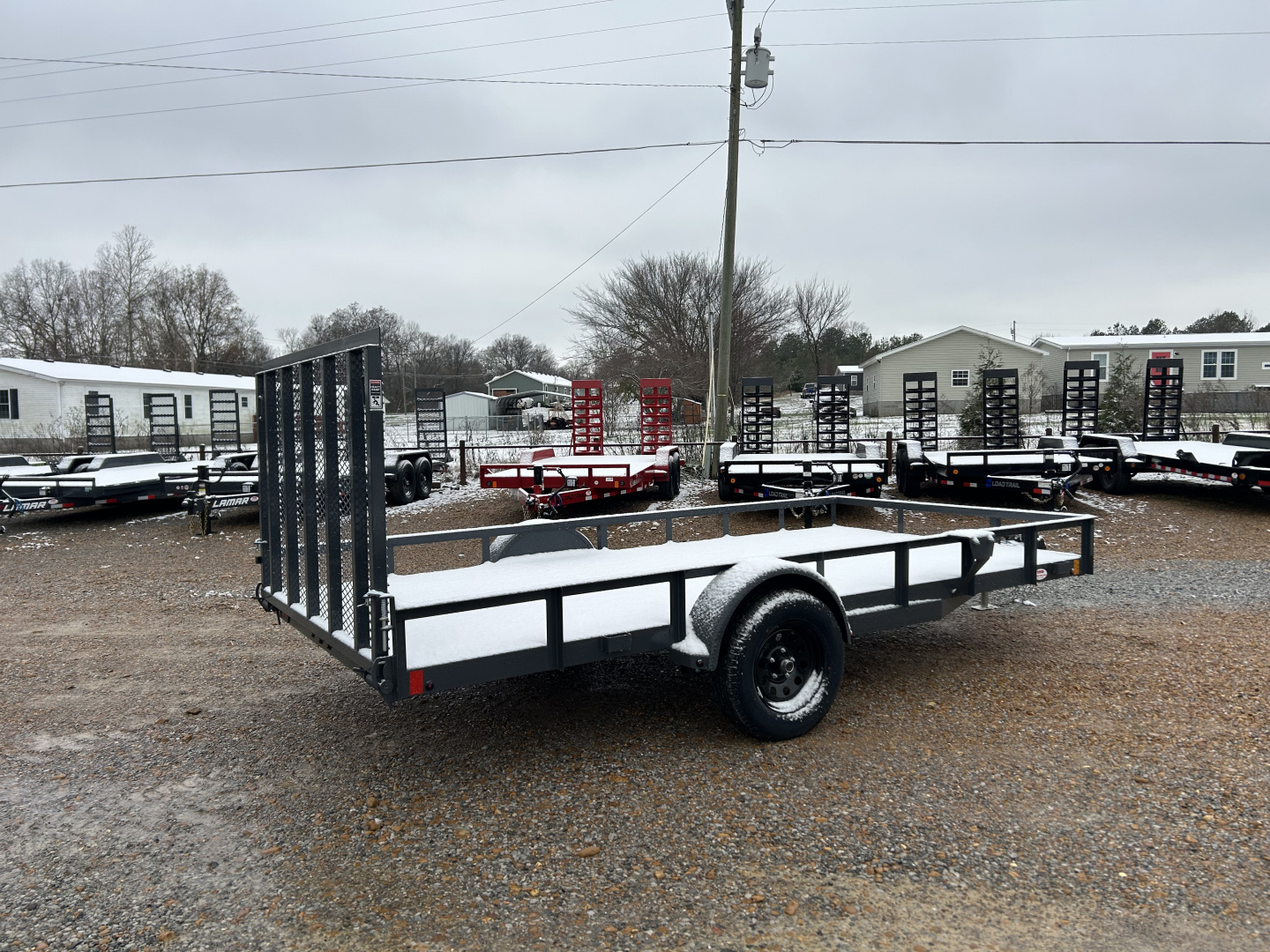 New 2026 Lamar 83"X14' 3K Utility Trailer