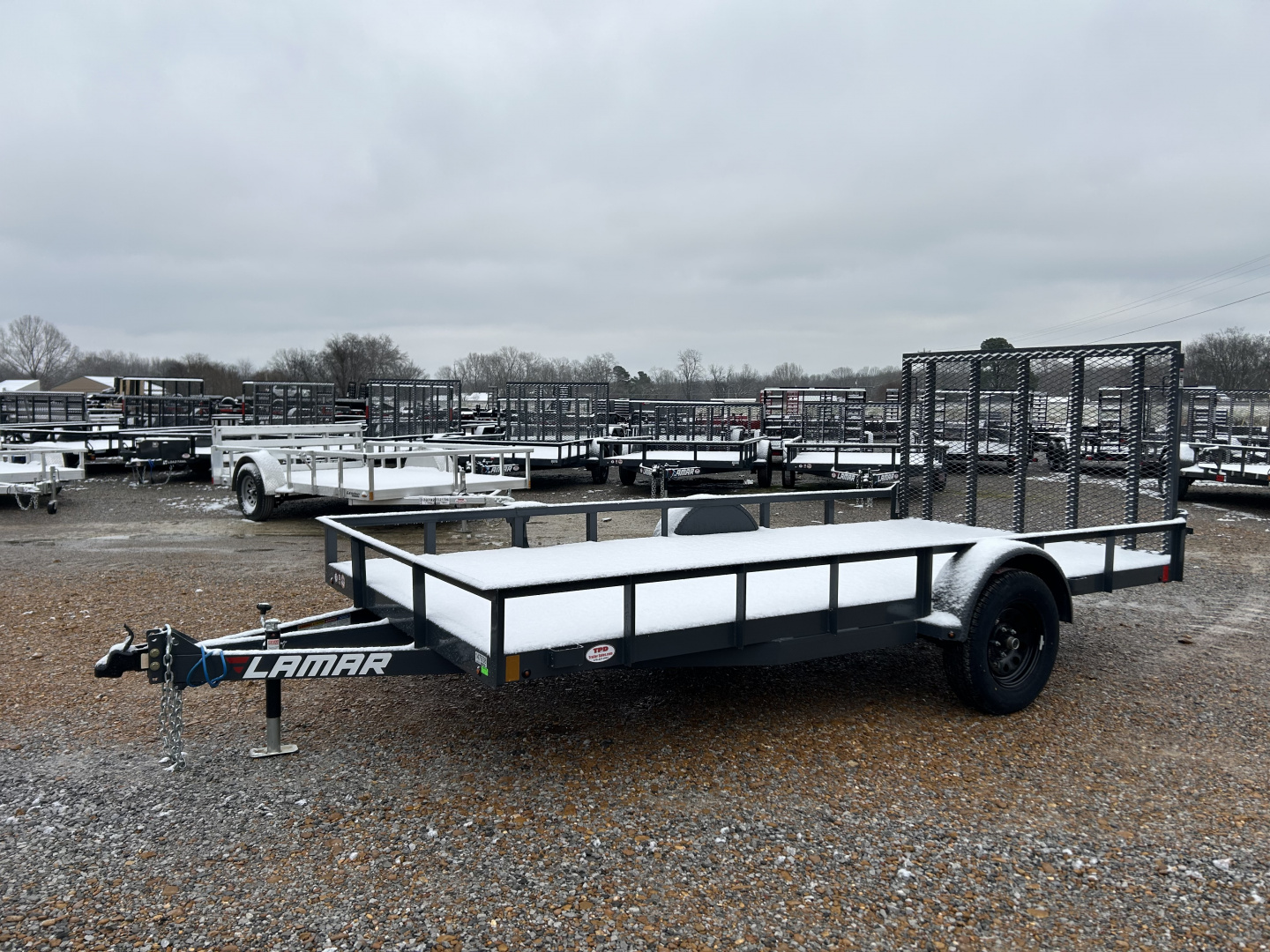 New 2026 Lamar 83"X14' 3K Utility Trailer
