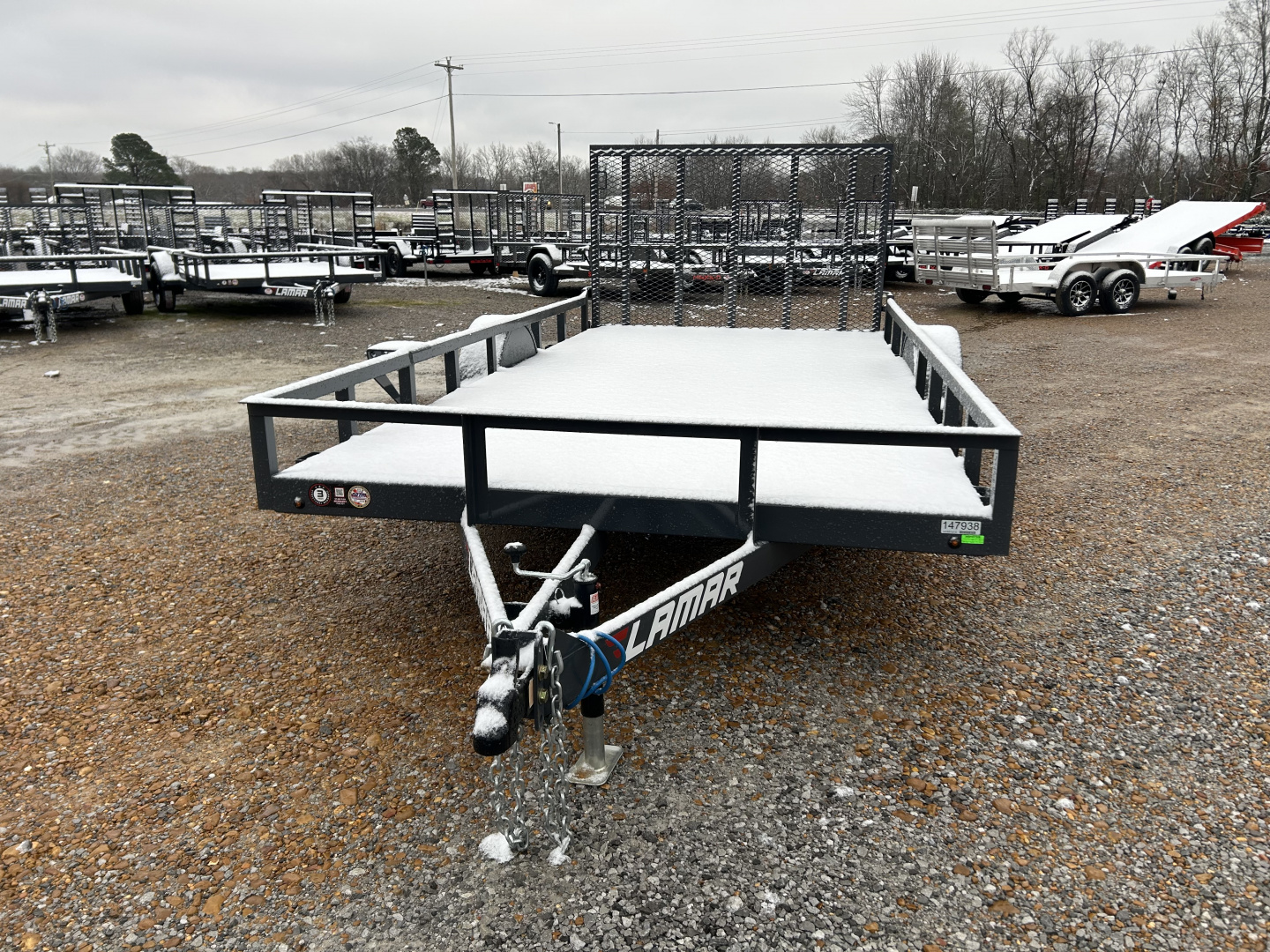 New 2026 Lamar 83"X14' 3K Utility Trailer