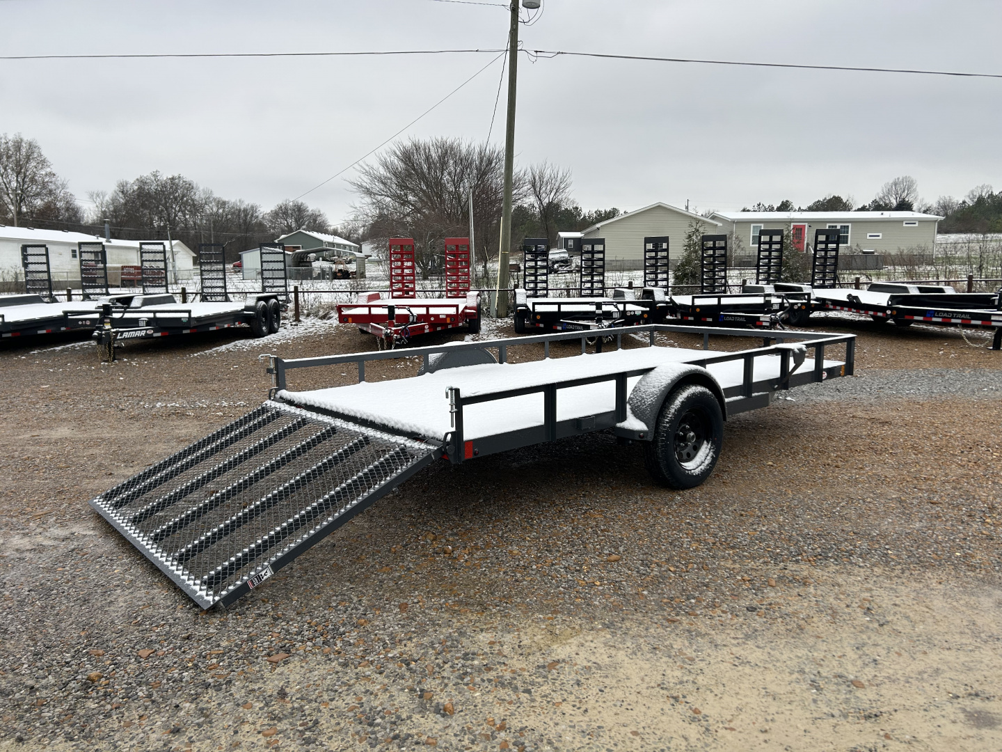 New 2026 Lamar 83"X14' 3K Utility Trailer