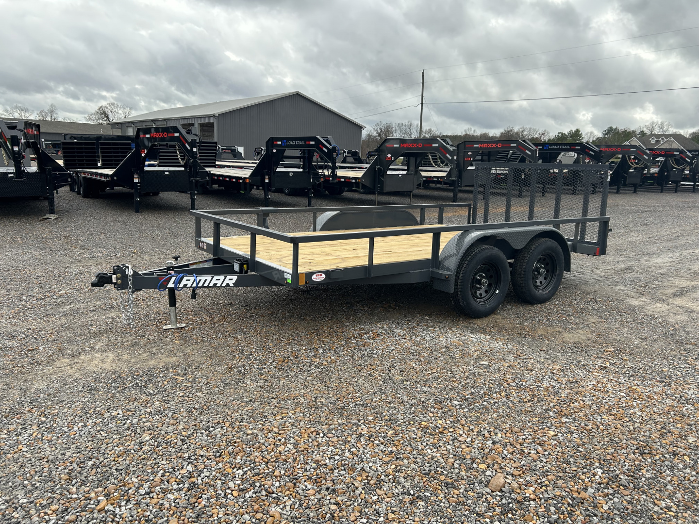 New 2026 Lamar Utility Trailer | 83" x 14' | 7K GVWR