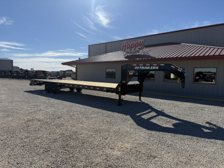 New 2026 PJ 102”x30’ Quest Gooseneck Flatbed w/ Singles – LQ