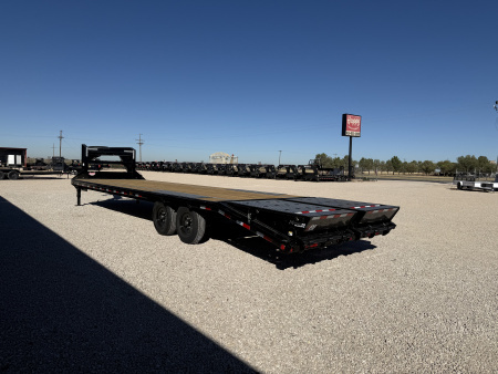 New 2026 PJ 102”x30’ Quest Gooseneck Flatbed w/ Singles – LQ