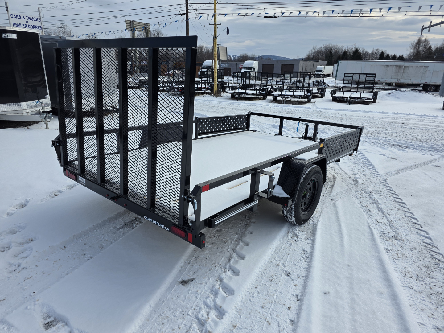 New 2026 Cam Superline 7X12 - SIDE LOAD ATV Utility Trailer