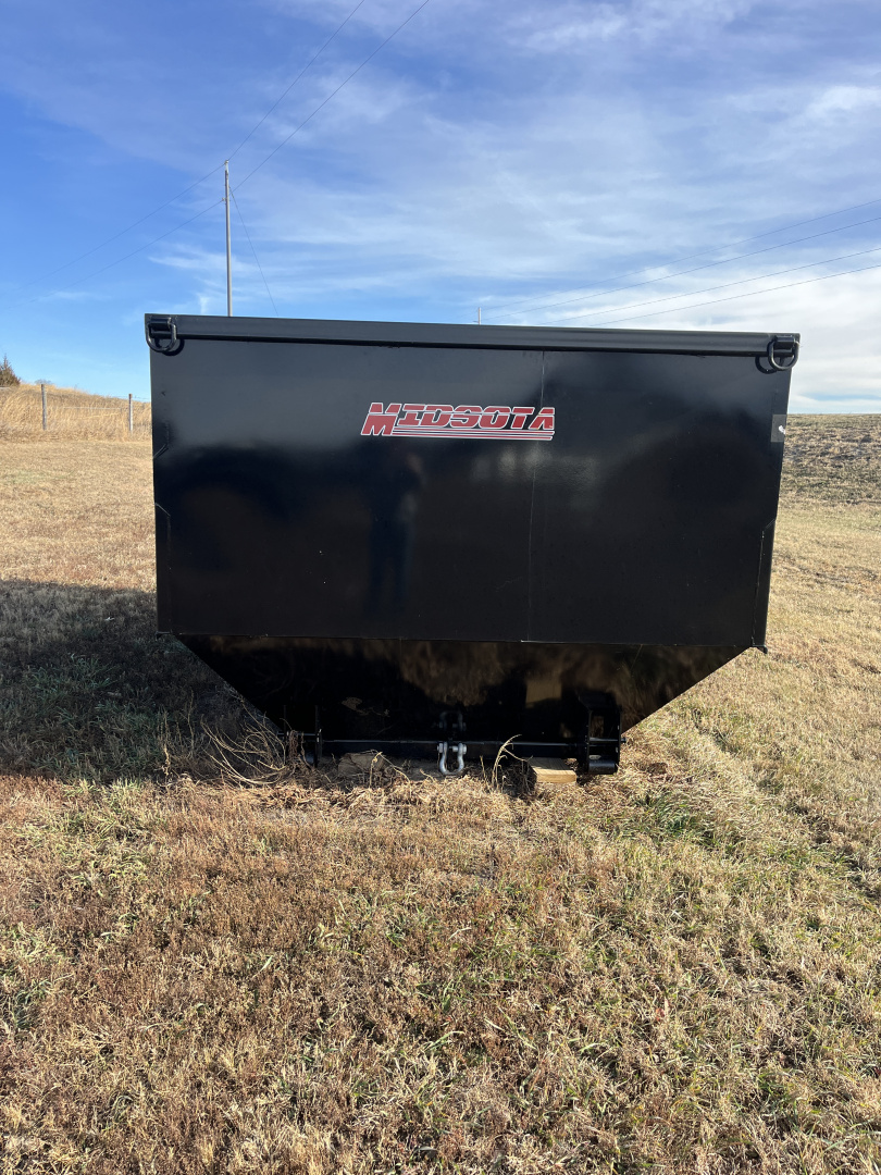 New 2025 Midsota 82"W x 14'L x 6' H Roll Off Bin