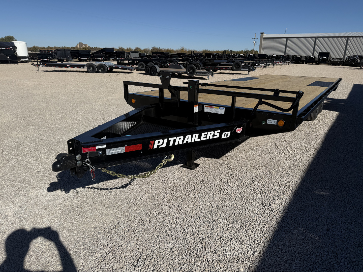 New 2026 PJ 102"x24' BP 8" I-Beam Deckover Trailer – F8