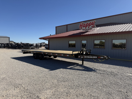 New 2026 PJ 102"x24' BP 8" I-Beam Deckover Trailer – F8
