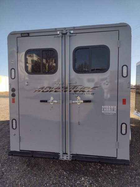 New 2026 Trails West Adventure 3 Horse Trailer