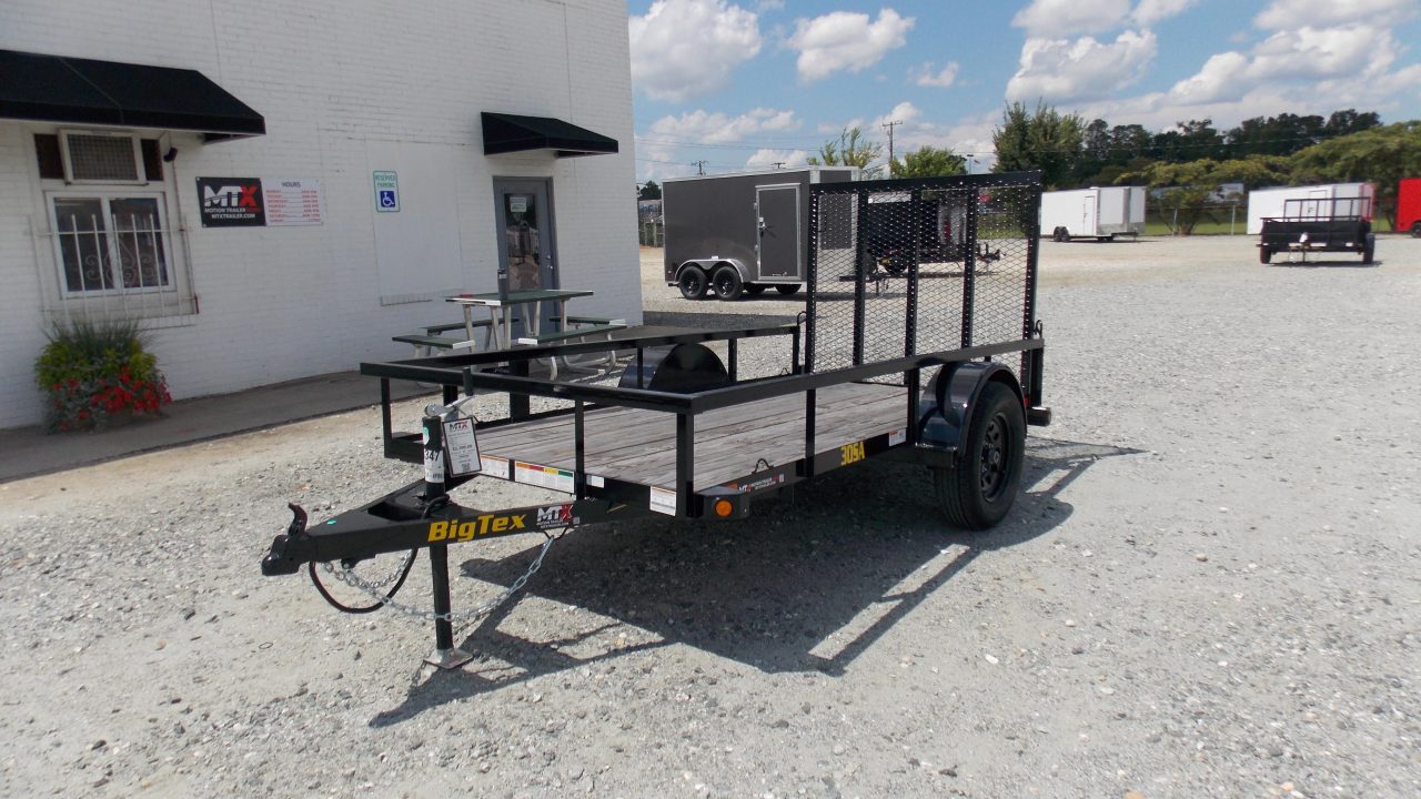 New 2026 Big Tex Trailers 5x10 30SA w/ Gate Utility Trailer