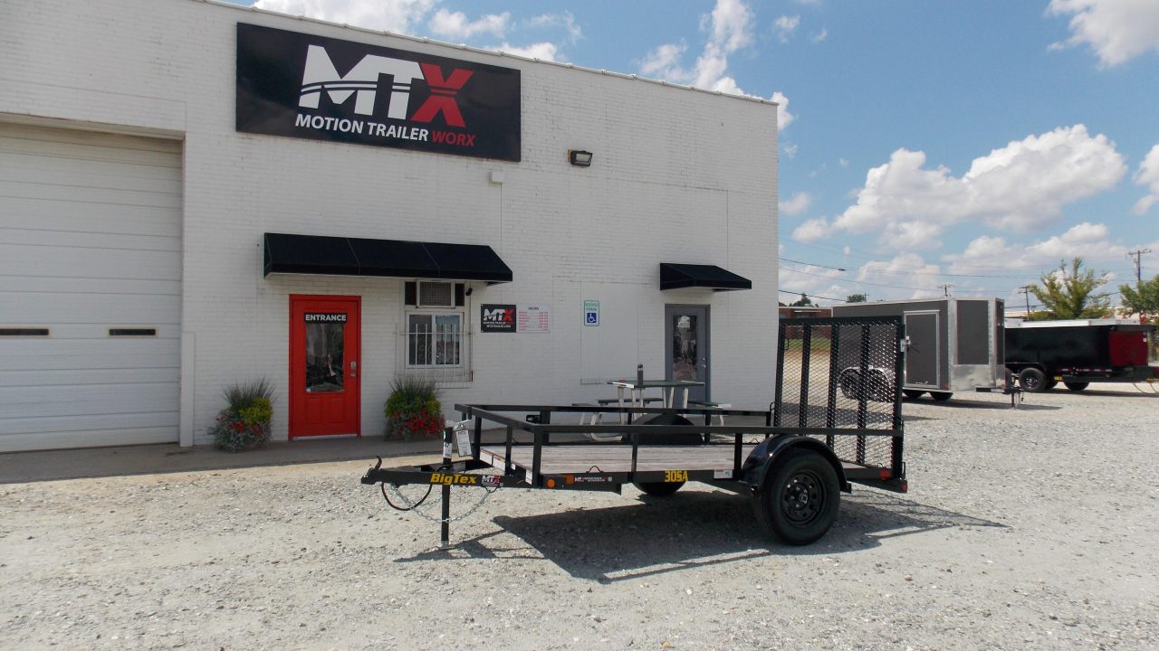 New 2026 Big Tex Trailers 5x10 30SA w/ Gate Utility Trailer