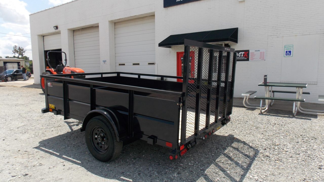 New 2026 Big Tex Trailers 6x10 35SV w/ Solid Sides & 4' Spring Assist Gate Utility Trailer