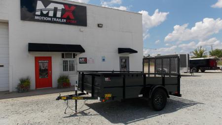 New 2026 Big Tex Trailers 6x10 35SV w/ Solid Sides & 4' Spring Assist Gate Utility Trailer