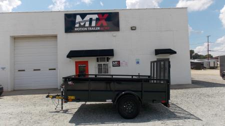 New 2026 Big Tex Trailers 6x10 35SV w/ Solid Sides & 4' Spring Assist Gate Utility Trailer