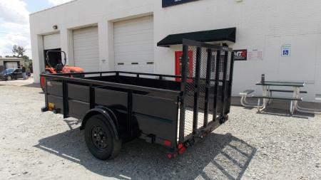 New 2026 Big Tex Trailers 6x10 35SV w/ Solid Sides & 4' Spring Assist Gate Utility Trailer