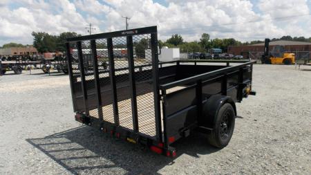 New 2026 Big Tex Trailers 6x10 35SV w/ Solid Sides & 4' Spring Assist Gate Utility Trailer