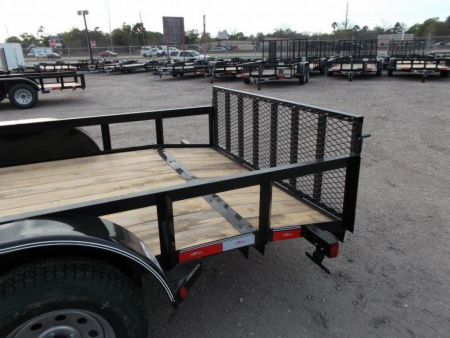New 2026 Longhorn Trailers 83x16 Tandem Axle Utility Trailer / ATV Trailer / Side by Side Trailer / 2ft Dovetail / 2ft Ramp Gate / Electric Brakes