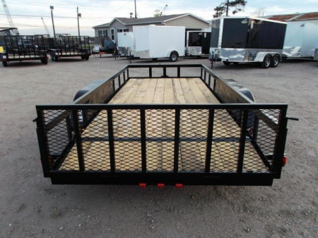 New 2026 Longhorn Trailers 77x14 Tandem Axle Utility Trailer / ATV Trailer / Side by Side Trailer / 2ft Dovetail / 2ft Ramp Gate / LED Lights