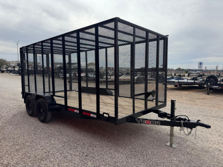 New 2025 Veqor 7X16' TRASH TRAILER Utility Trailer