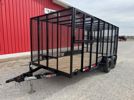 New 2025 Veqor 7X16' TRASH TRAILER Utility Trailer