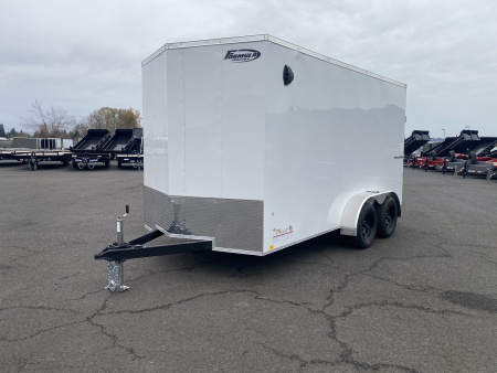 New 2026 Formula Traverse 7x14 Enclosed Trailer w/ Rear Ramp +6  Height 7k GVWR