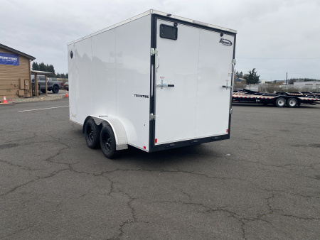 New 2026 Formula Traverse 7x14 Enclosed Trailer w/ Rear Ramp +6" Height 7k GVWR