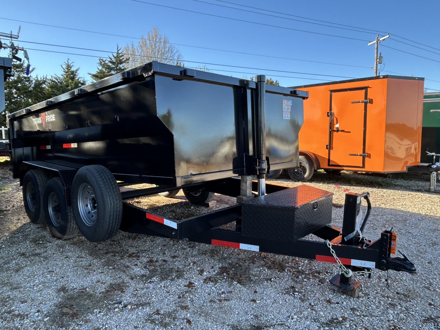 New 2026 Texas Pride Trailers 7x14x3 Tandem Axles Dump Trailer-UPGRADES!!