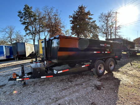 New 2026 Texas Pride Trailers 7x14x3 Tandem Axles Dump Trailer-UPGRADES!!