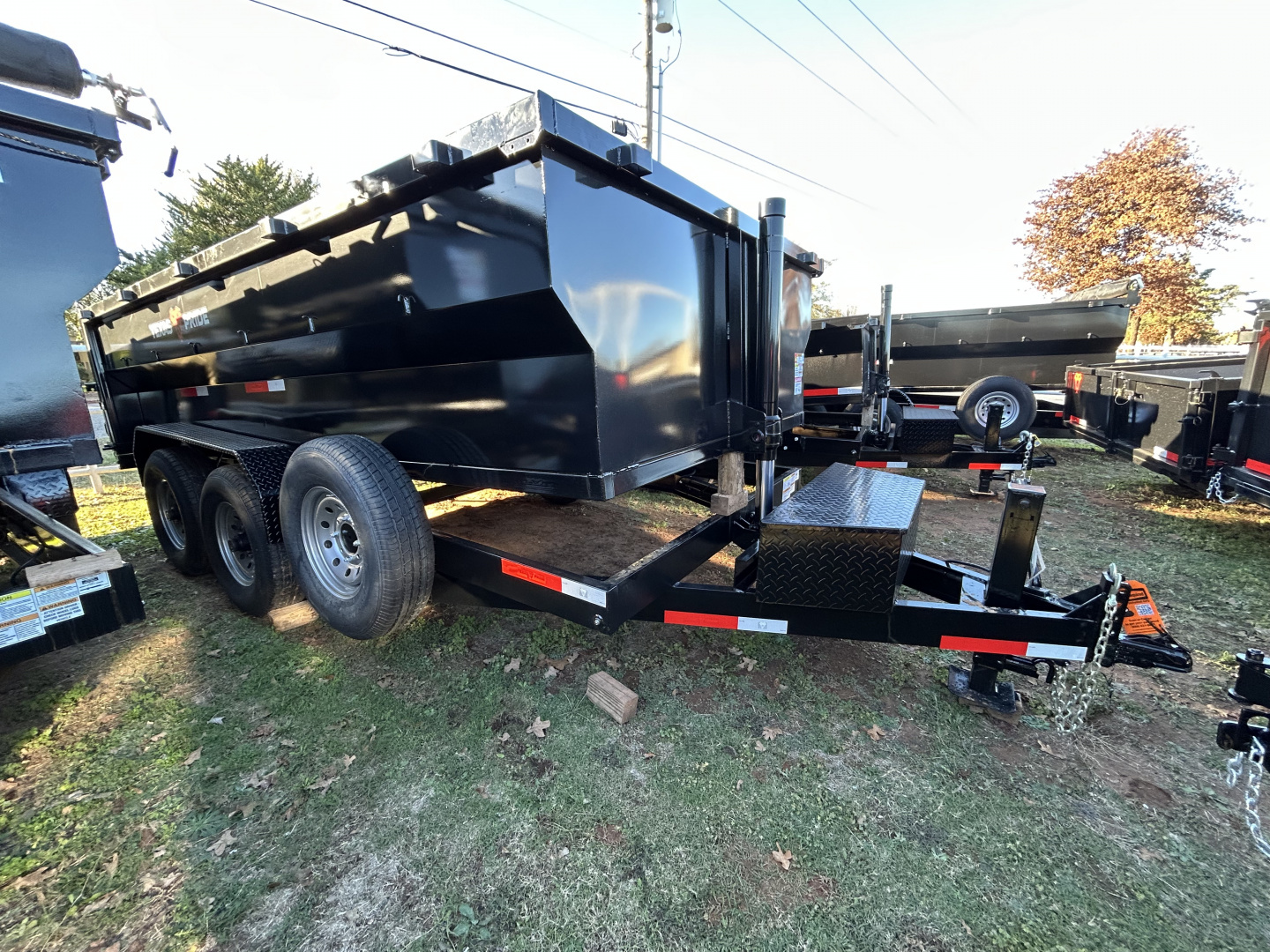 New 2026 Texas Pride Trailers 7x14x3 Tandem Trailers Dump Trailer-UPGRADES!!