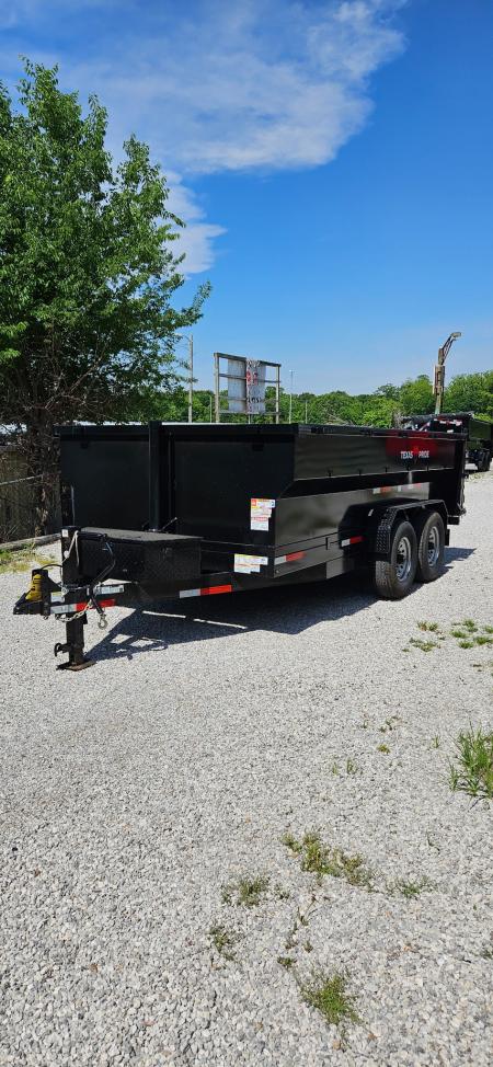 New 2026 Texas Pride Trailers 7x14x3 Tandem Trailers Dump Trailer-UPGRADES!!