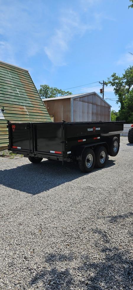 New 2026 Texas Pride Trailers 7x14x3 Tandem Trailers Dump Trailer-UPGRADES!!