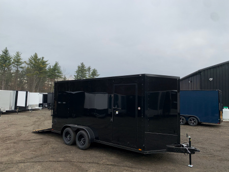 New 2026 Spartan 7X16 +2ft V-nose/ 7' interior height / Polycore Exterior / 16  OC Construction - 7000GVW