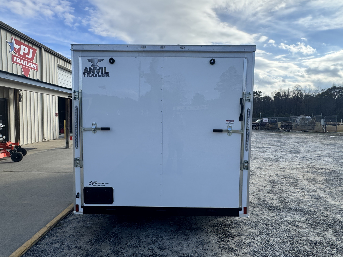 New 2026 Anvil AT7X14TA2W WHITE Cargo / Enclosed Trailer