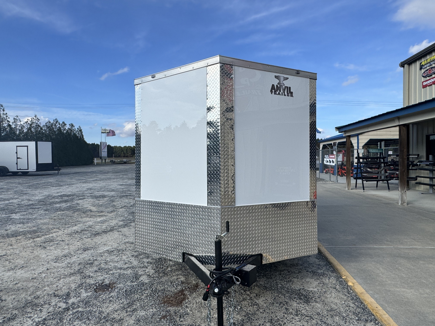 New 2026 Anvil AT7X14TA2W WHITE Cargo / Enclosed Trailer
