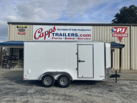 New 2026 Anvil AT7X14TA2W WHITE Cargo / Enclosed Trailer