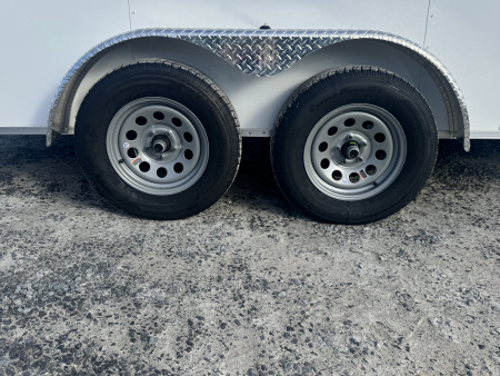 New 2026 Anvil AT7X14TA2W WHITE Cargo / Enclosed Trailer